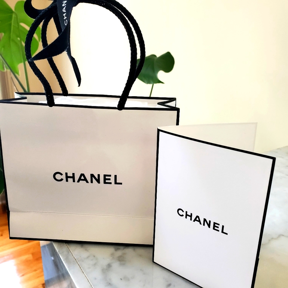 Chanel Gift Bag Ribbon Tissue
